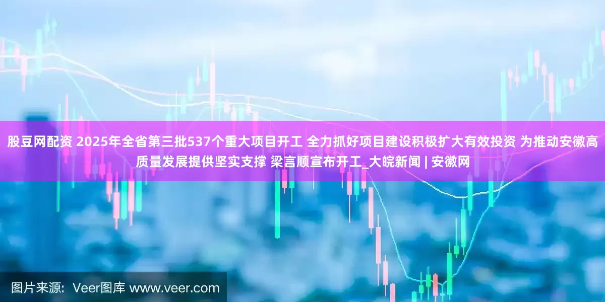 股豆网配资 2025年全省第三批537个重大项目开工 全力抓好项目建设积极扩大有效投资 为推动安徽高质量发展提供坚实支撑 梁言顺宣布开工_大皖新闻 | 安徽网